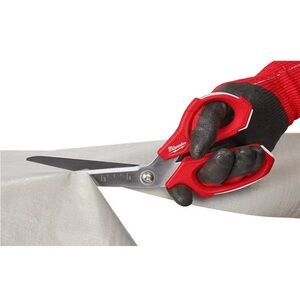 Milwaukee 9.3 in. Iron Carbide Smooth Offset Jobsite Scissors 1 pc 48-22-4047
